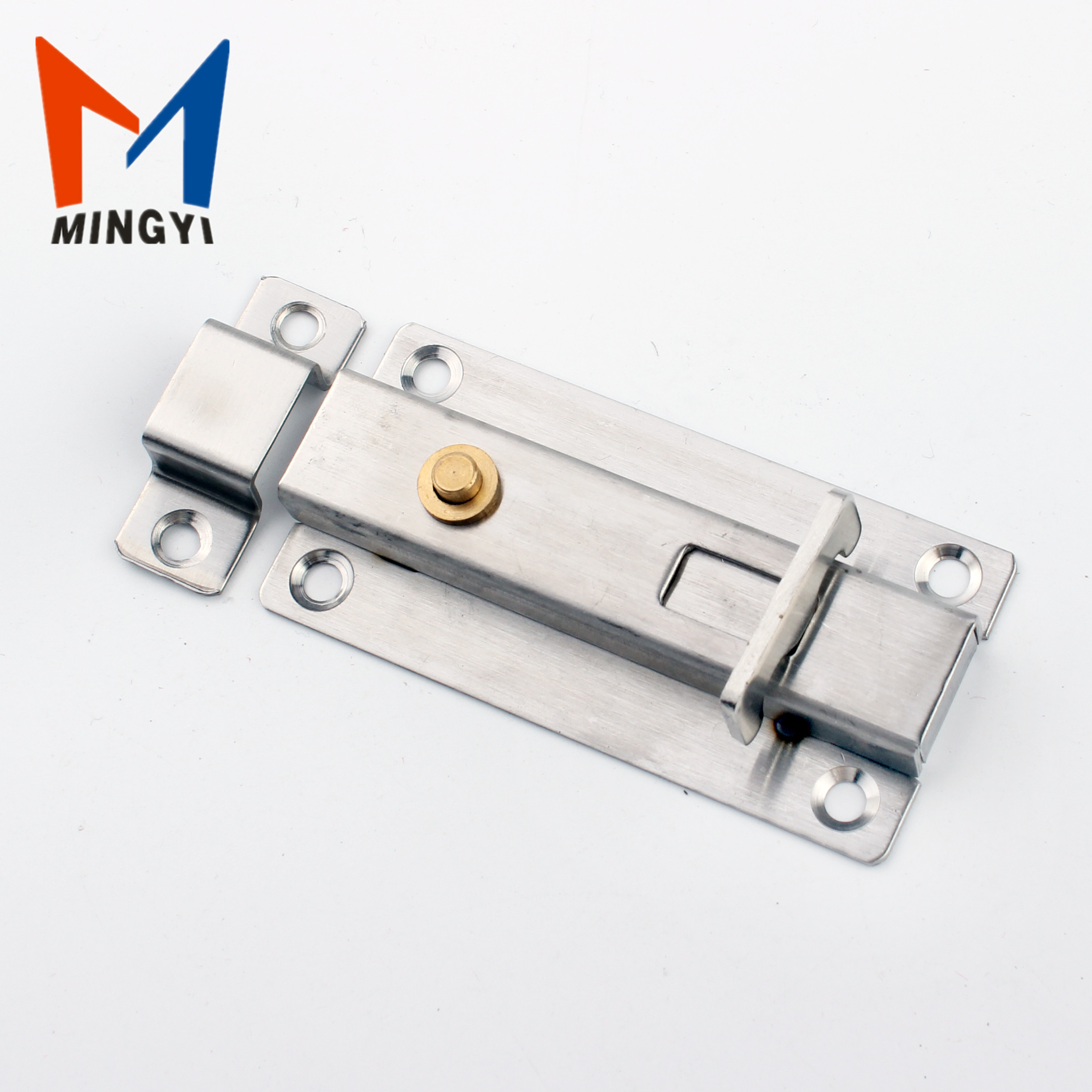 Stainless Steel Copper Button Automatic Door Bolt