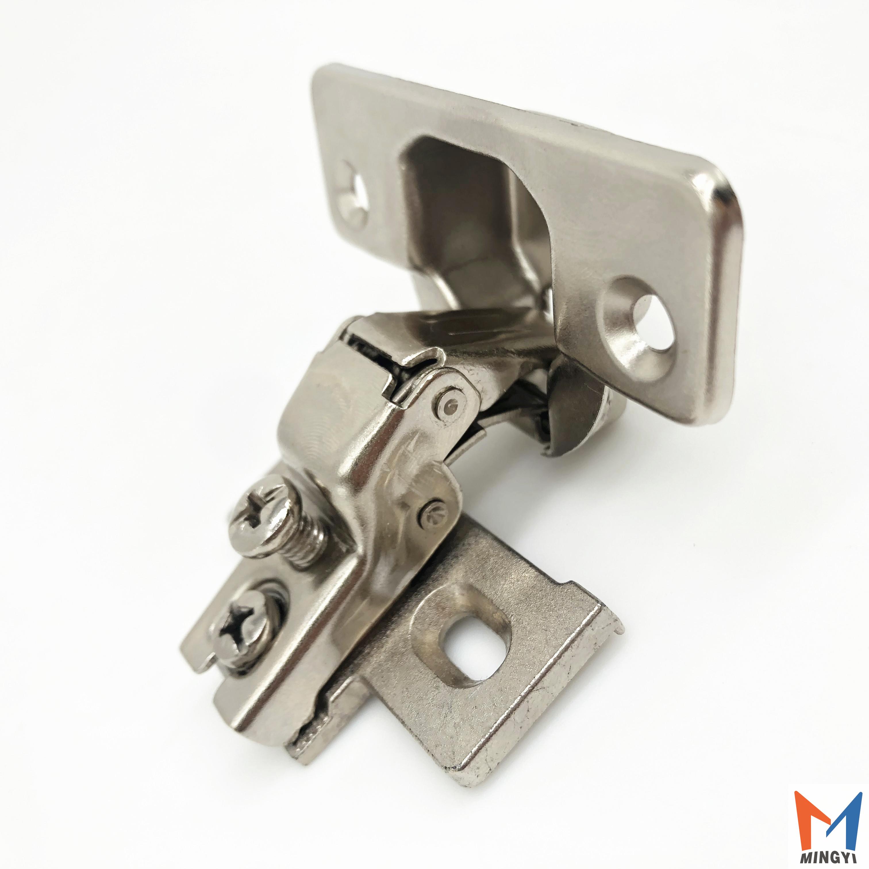 American Invisible Folding Door Short arm Zinc Alloy Hinge for Furniture hardware